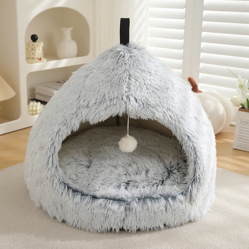 Plush Warm Winter Pet Bed Nest