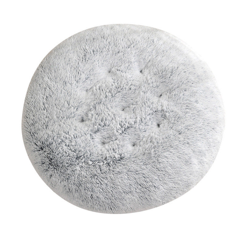 Round Plush Warm Pet Bed Mat