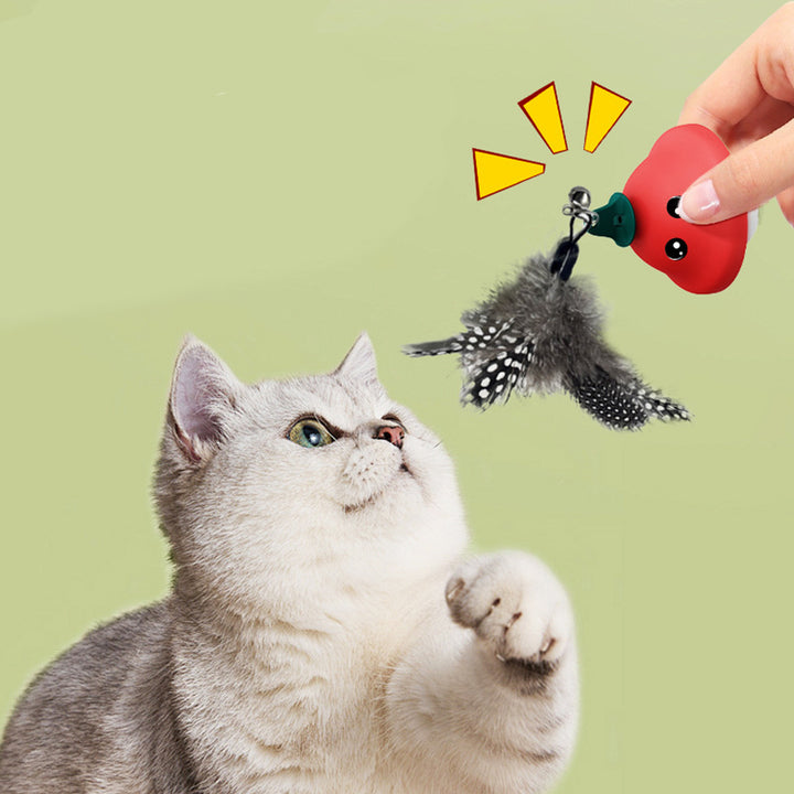 Retractable Wand Suction Cup Pet Interactive Toy