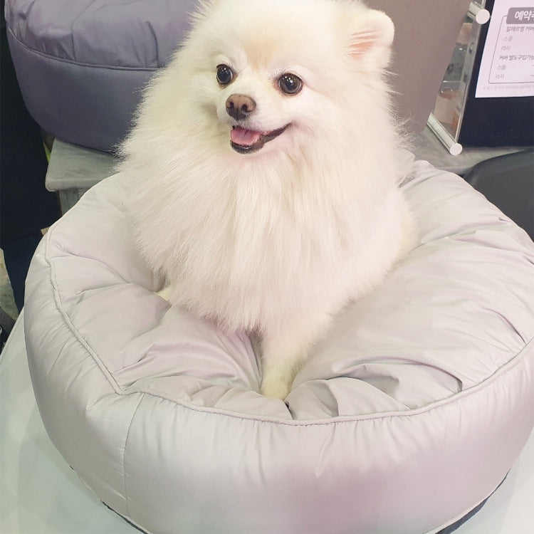 Moisture-Proof Removable Washable Large Round Pet Bed