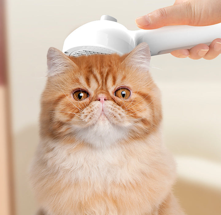 Self-Cleaning Pet Hair Remover And Dematting Comb
