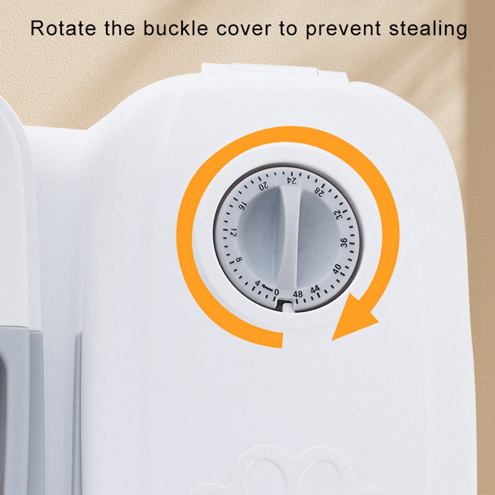 Automatic Smart Pet Feeder With Timer And Stainless Bowl