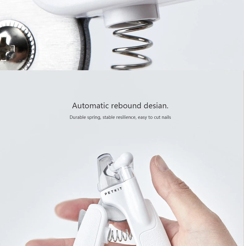 Professional Pet Nail Clipper Scissors with LED Trimmer
