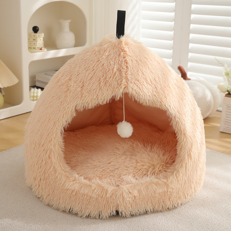 Plush Warm Winter Pet Bed Nest