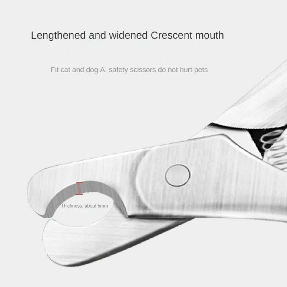 Professional Sharp Pet Nail Clipper Stainless Steel Trimmer