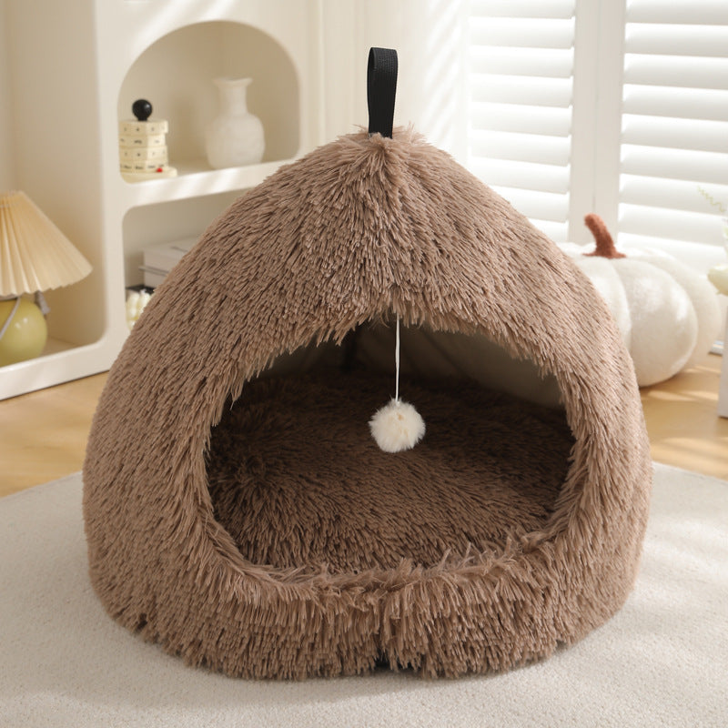Plush Warm Winter Pet Bed Nest