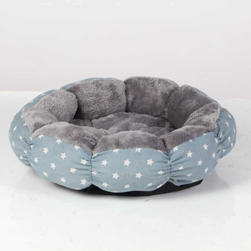 Calming Donut Round Plush Pet Bed
