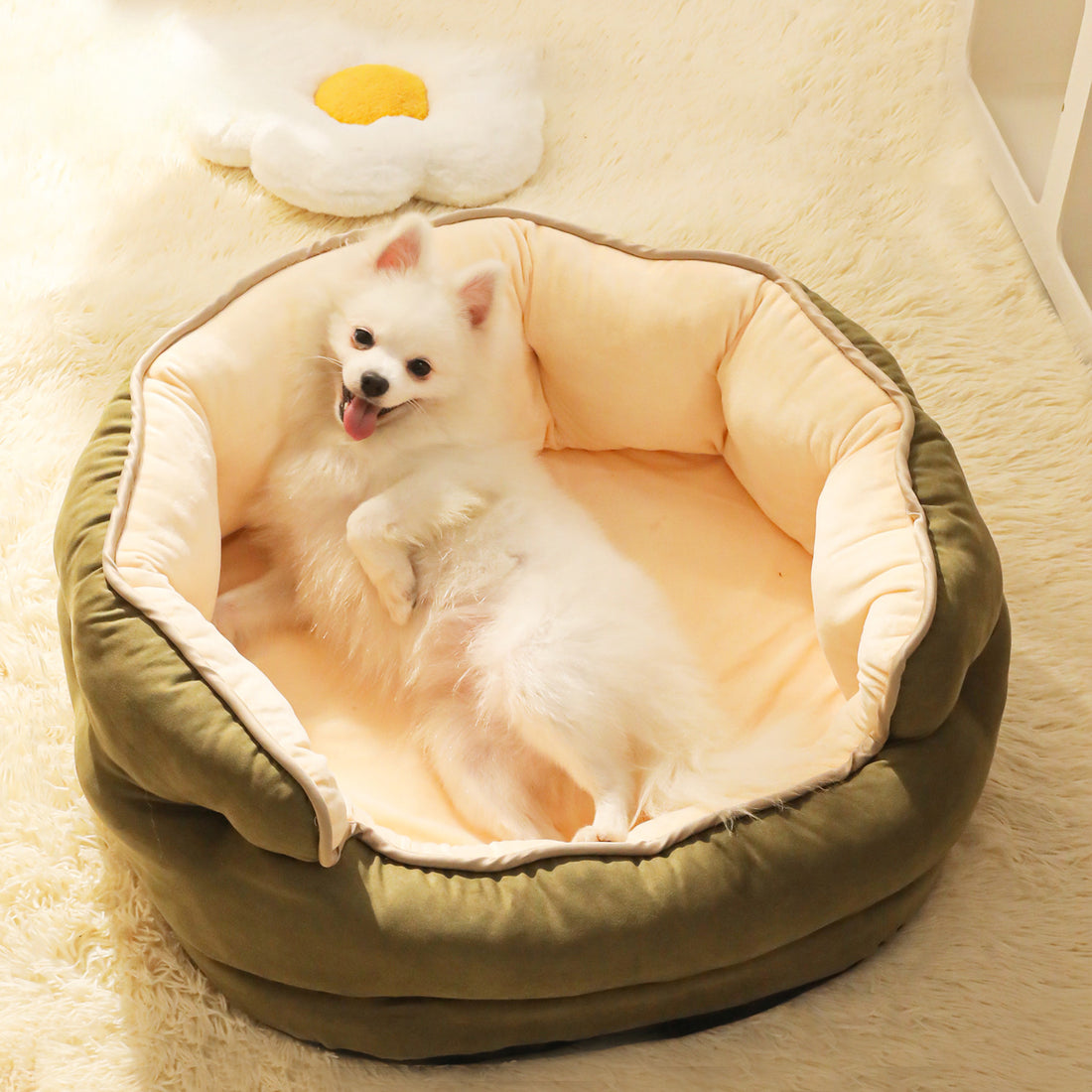 Thickened Plush Pet Sofa Bed Warm Washable Mattress