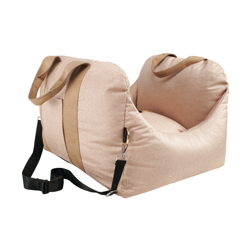 Detachable Washable Four-Season Pet Car Seat Carrier