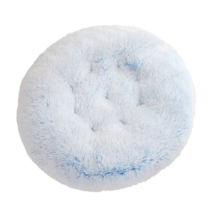 Round Plush Warm Pet Bed Mat