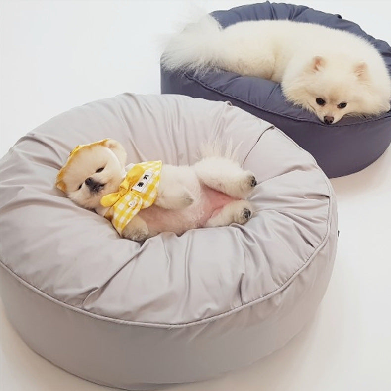Moisture-Proof Removable Washable Large Round Pet Bed