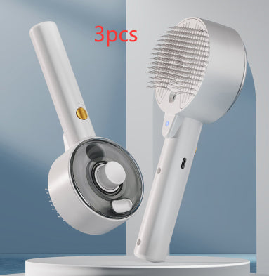 Self-Cleaning Pet Hair Remover Grooming Brush