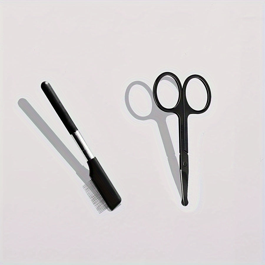 Pet-Friendly Soft Eye Grooming Brush With Comb