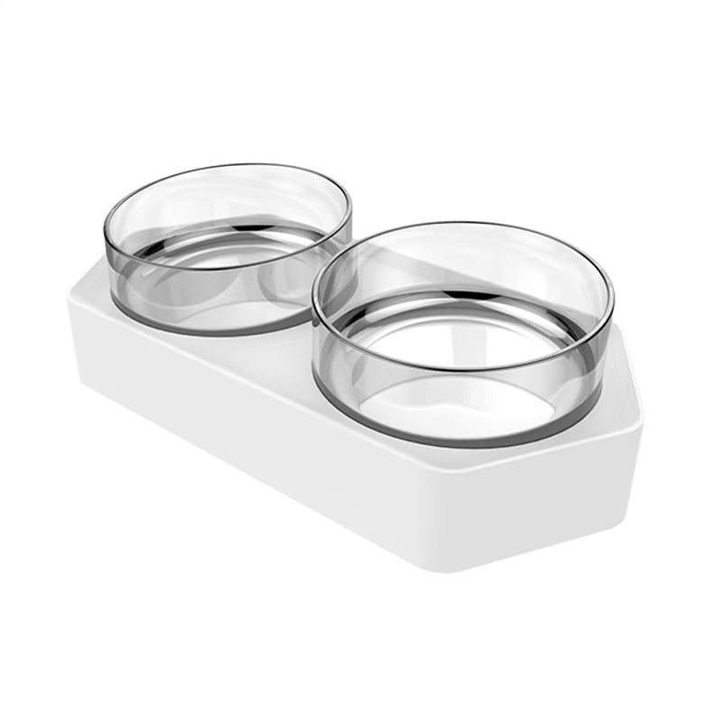 Ceramic Double Pet Feeding Bowl For Water And Food