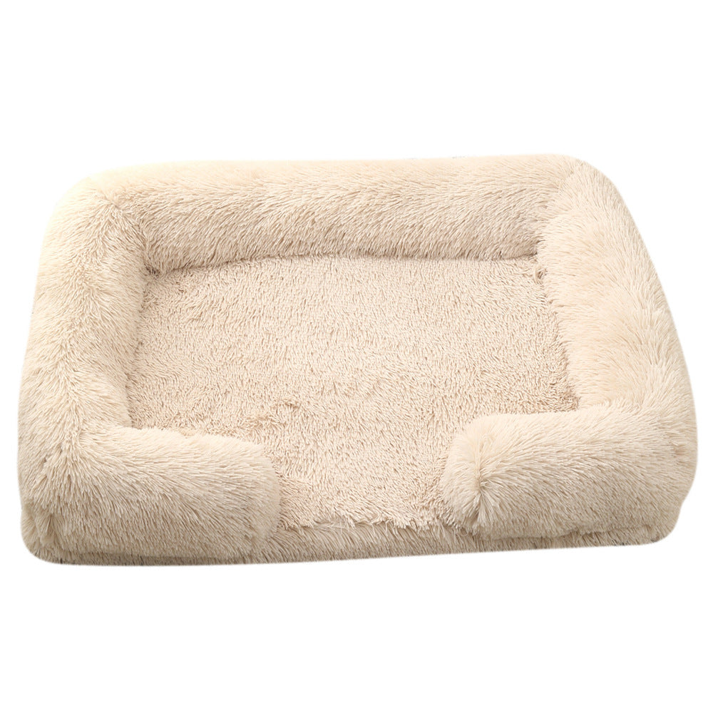 Plush Round Pet Bed House