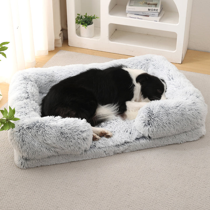 Plush Round Pet Bed House