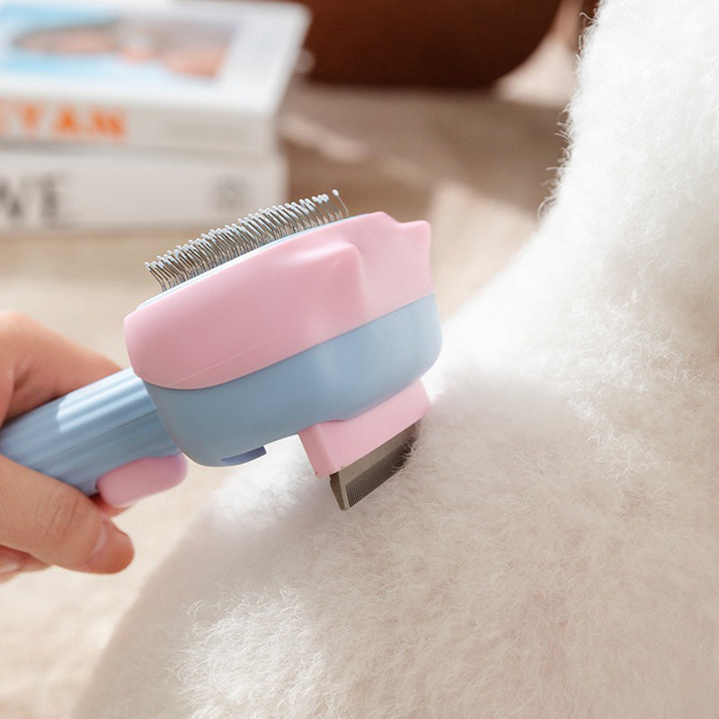 Pet Deshedding and Dematting Grooming Brush Comb