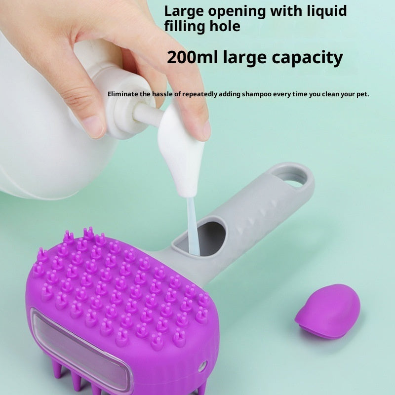 Pet Bath Brush Hair Cleaning And Grooming Tool
