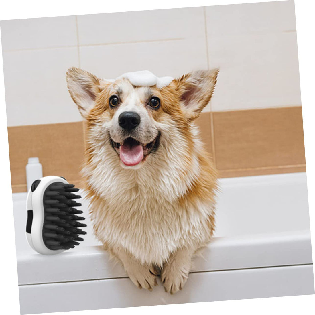Pet Bath Grooming Brush And Hair Removal Glove