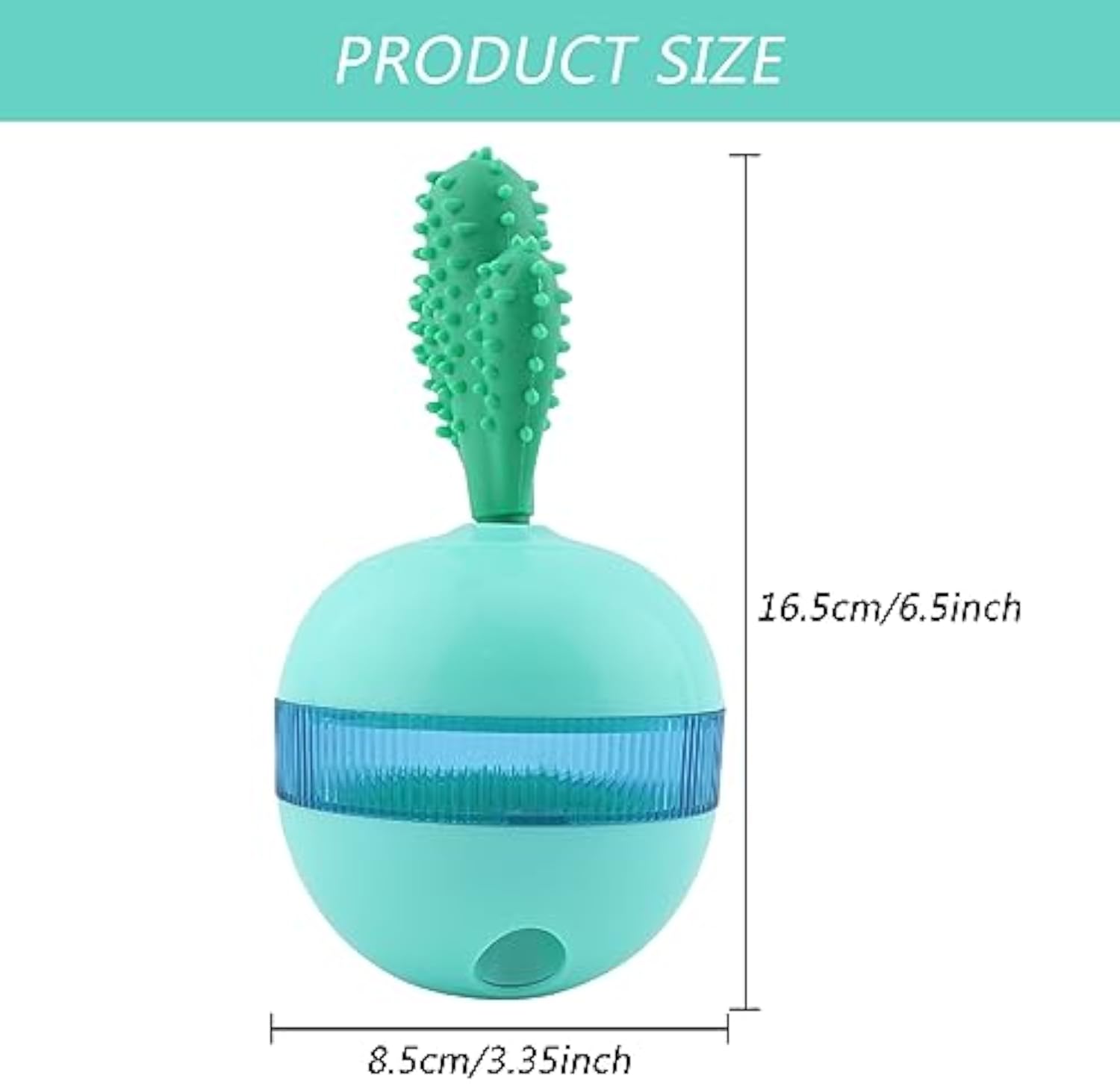 Interactive Treat Dispensing Pet Puzzle Toy Durable Chew Ball