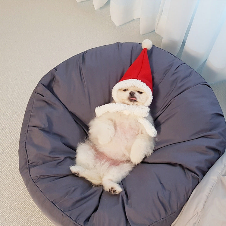 Moisture-Proof Removable Washable Large Round Pet Bed