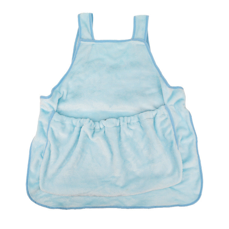 Outdoor Pet Carrier Apron Plush Chest Bag For Travel