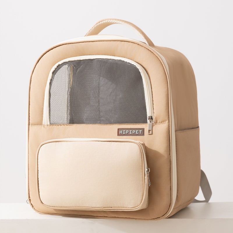 Breathable Warm Pet Carrier Backpack With Mesh Window