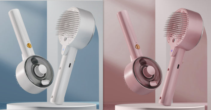 Self-Cleaning Pet Hair Remover Grooming Brush