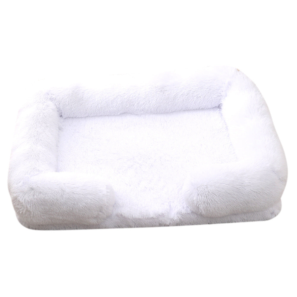 Plush Round Pet Bed House